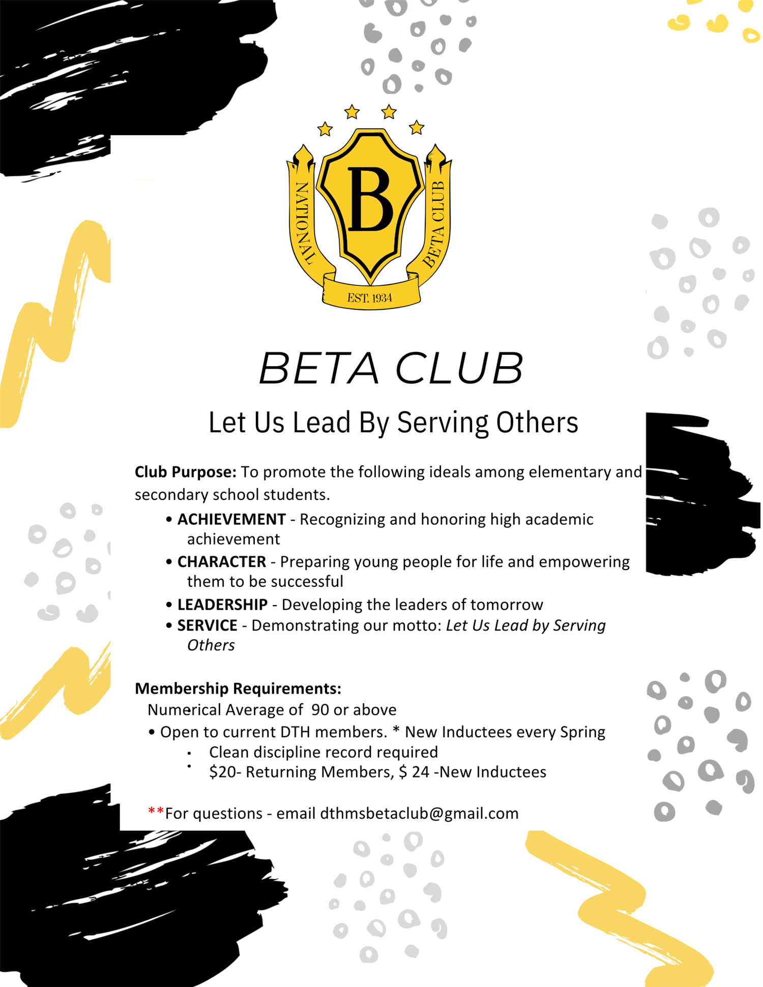 Beta information flyer
